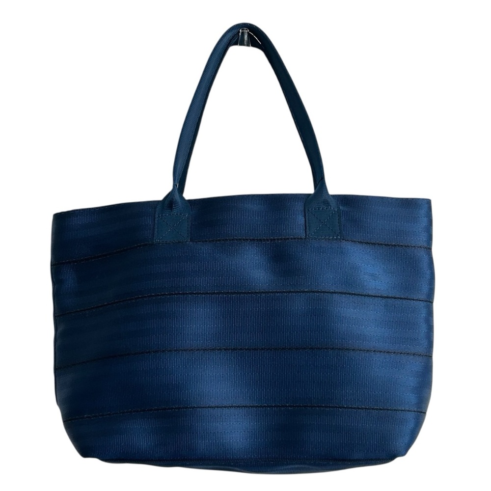 Harveys Mini Streamline Seatbelt Navy Royal Blue Seatbelt Tote Bag